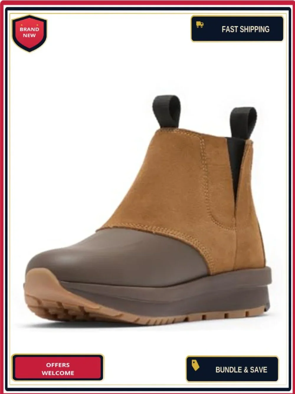Columbia Moritza Chelsea Shield Women's Waterproof Suede Duck Snow Boots